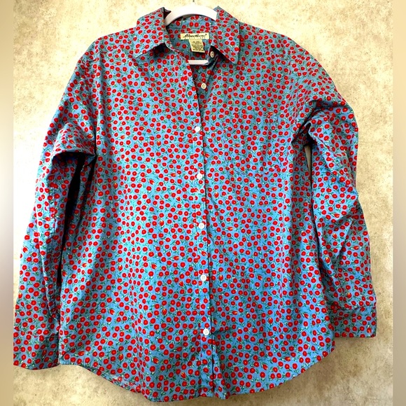 Eddie Bauer Poppy Shirt M - Picture 1 of 5